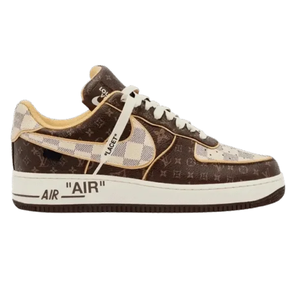 Louis Vuitton x Nike Air Force 1 Low ‘Monogram Brown Damier Azur’