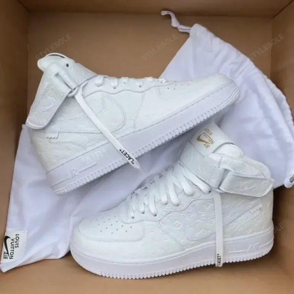 Louis Vuitton x Nike Air Force 1 Mid ‘White’