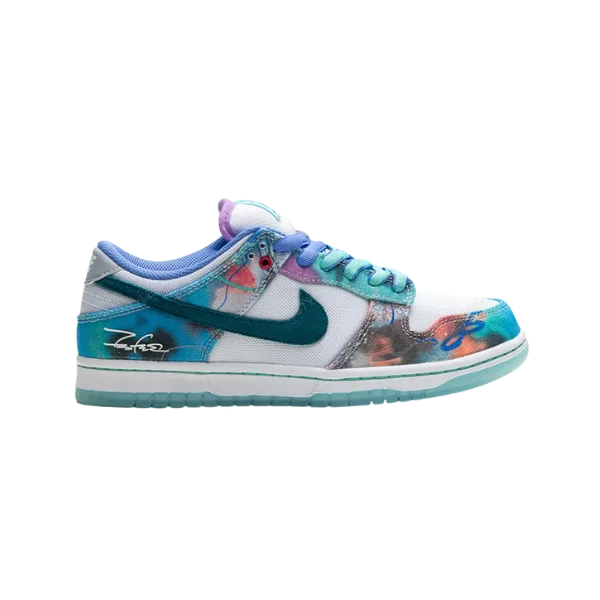 Nike SB Dunk Low x Futura Laboratories “Bleached Aqua” Sneakers