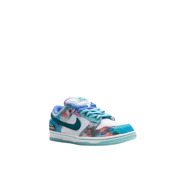 Nike SB Dunk Low x Futura Laboratories “Bleached Aqua” Sneakers