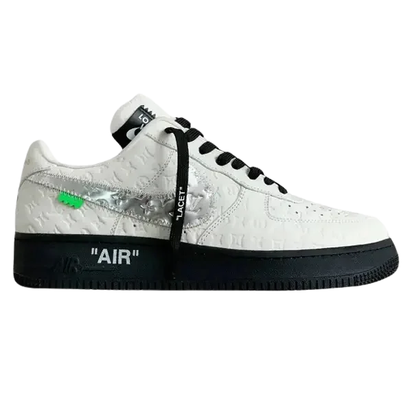 Louis Vuitton x Nike Air Force 1 Low ‘White Black Silver’