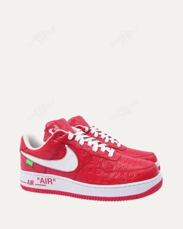 Louis Vuitton x Nike Air Force 1 Low ‘By Virgil Abloh Red’