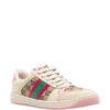 Wms Gucci Screener Panelled Sneakers With Crystals
