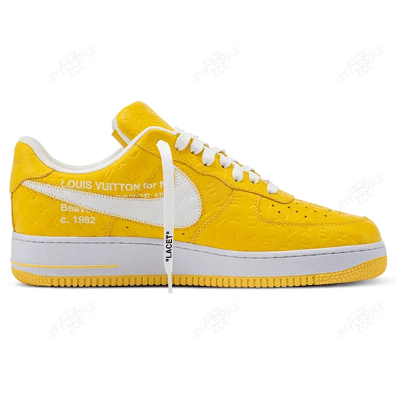Louis Vuitton x Nike Air Force 1 Low ‘By Virgil Abloh Yellow’