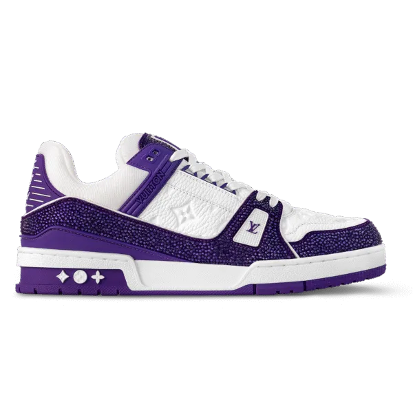 Louis Vuitton LV Trainer Sneaker ‘Denim Monogram Purple Diamond’