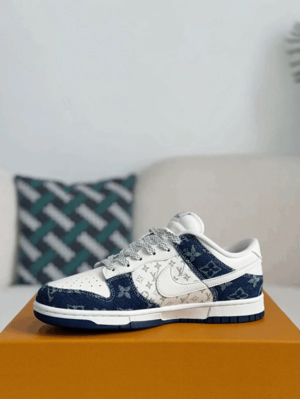 Louis Vuitton x Nike Air Jordan 1 Low “Monogram Denim” (Custom)