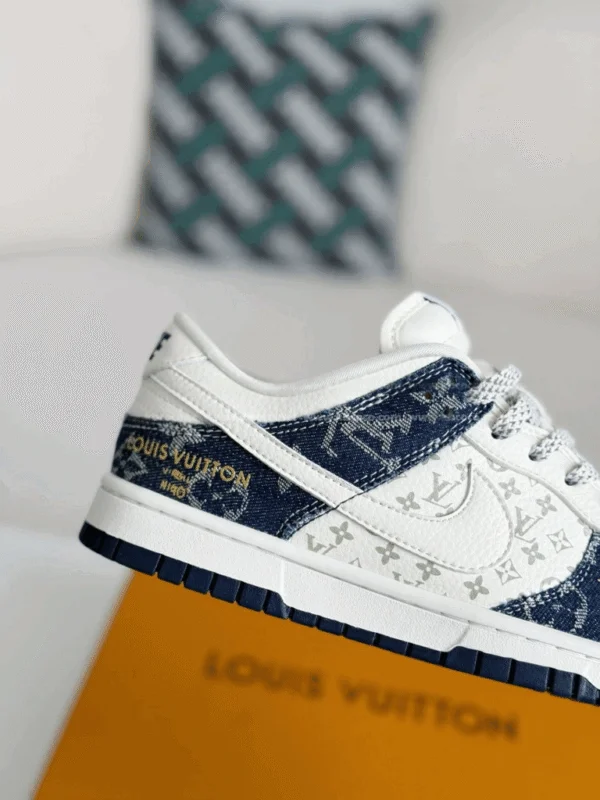 Louis Vuitton x Nike Air Jordan 1 Low “Monogram Denim” (Custom)