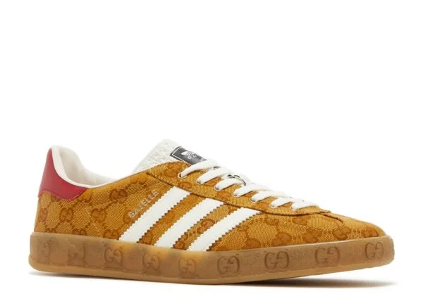 Gucci x Adidas Gazelle GG Monogram Beige Brown
