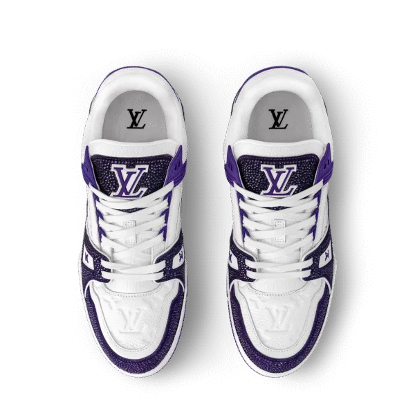 Louis Vuitton LV Trainer Sneaker ‘Denim Monogram Purple Diamond’