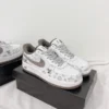 Louis Vuitton x Nike Air Force 1 White Mocha Monogram (Custom)