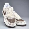 Louis Vuitton x Off-White x Nike AF1 Damier Heat Check (Custom)