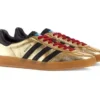 Adidas x Gucci Gazelle Metallic Gold
