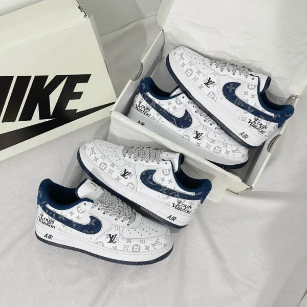 Louis Vuitton x Nike Air Force 1 ’07 Low ‘White Blue’