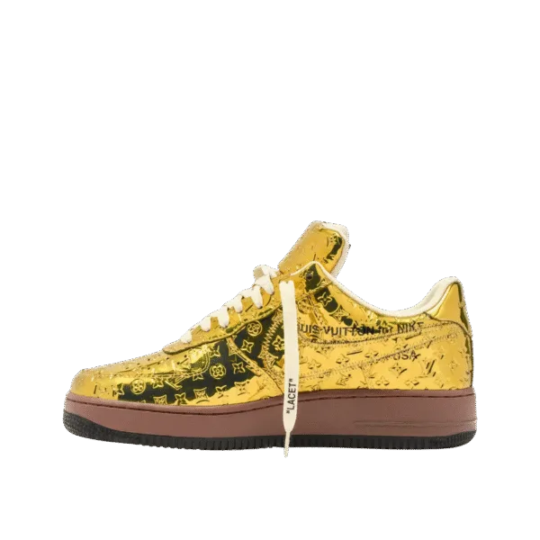 Louis Vuitton x Nike Air Force 1 Low ‘Gold’
