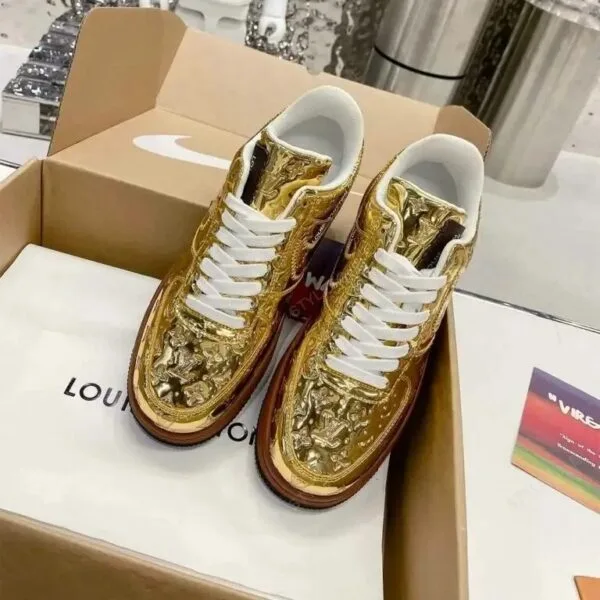 Louis Vuitton x Nike Air Force 1 Low ‘Gold’
