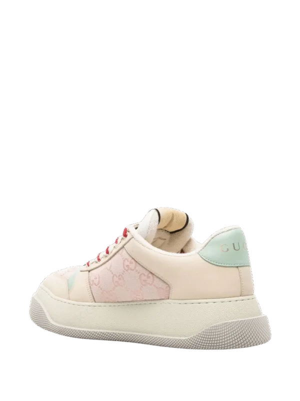 Wms Gucci Screener GG Panelled Sneakers