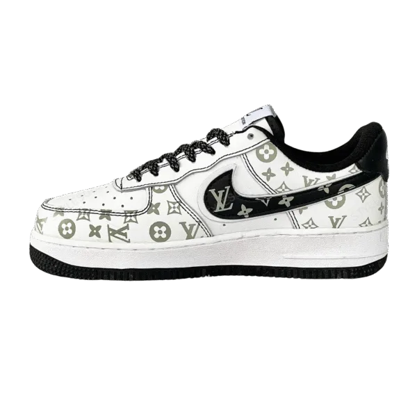 Louis Vuitton x Nike Air Force 1 Monogram Black Edition (Custom)