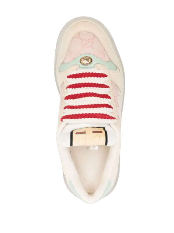 Wms Gucci Screener GG Panelled Sneakers