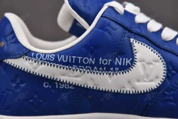 Louis Vuitton x Nike Air Force 1 Low ‘By Virgil Abloh Navy Blue’