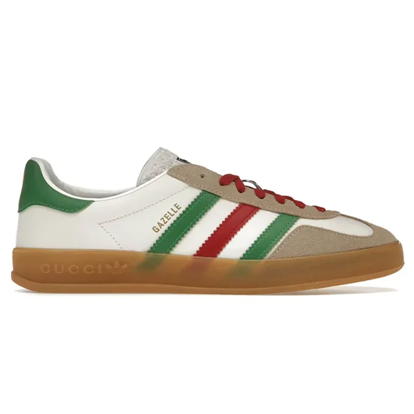 Adidas Gazelle x Gucci White Green Red