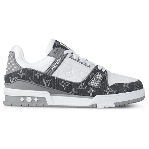 Louis Vuitton LV Trainer Sneaker ‘Denim Monogram Grey’