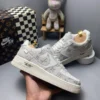 Louis Vuitton x Nike Air Force 1 Frost White Luxe Edition (Custom)