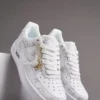 Louis Vuitton x Nike Air Force 1 Frost White Luxe Edition (Custom)