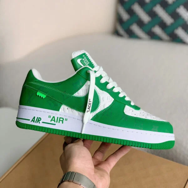 Louis Vuitton x Nike Air Force 1 Low ‘By Virgil Abloh White/Green’