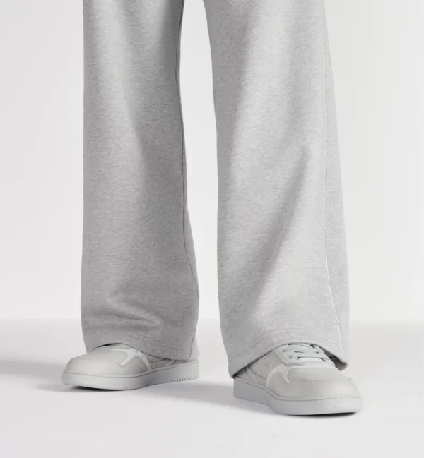 B27 Uptown Low – Gray Grained Calfskin and Gray Dior Gravity Leather