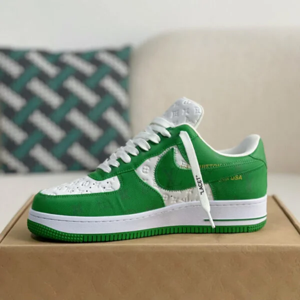 Louis Vuitton x Nike Air Force 1 Low ‘By Virgil Abloh White/Green’