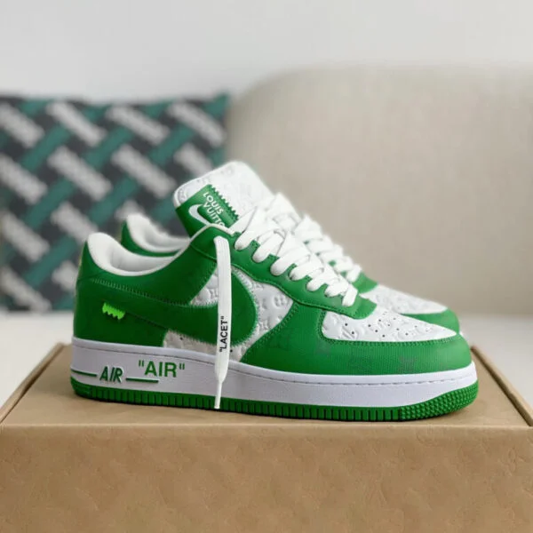 Louis Vuitton x Nike Air Force 1 Low ‘By Virgil Abloh White/Green’