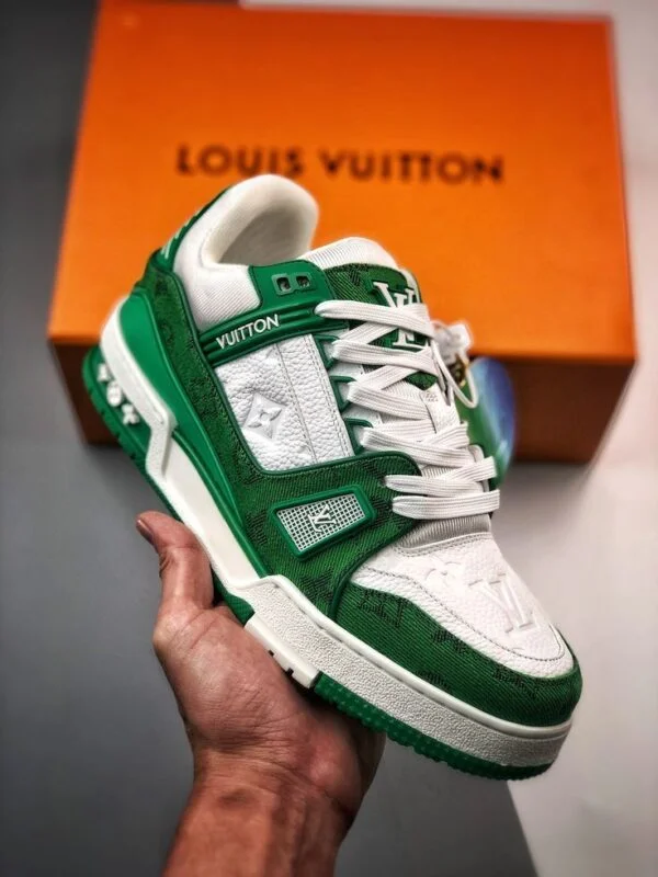 Louis Vuitton LV Trainer Sneaker ‘Monogram Green Denim’