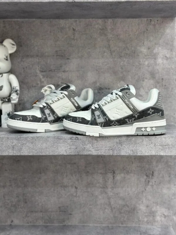Louis Vuitton LV Trainer Sneaker ‘Denim Monogram Grey’