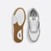 BB27 Uptown Low – Gray and White Smooth Calfskin with Beige and Black Dior Oblique Jacquard
