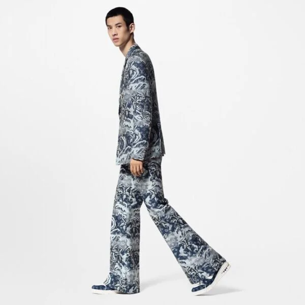 Louis Vuitton LV Trainer Damier Denim Blue