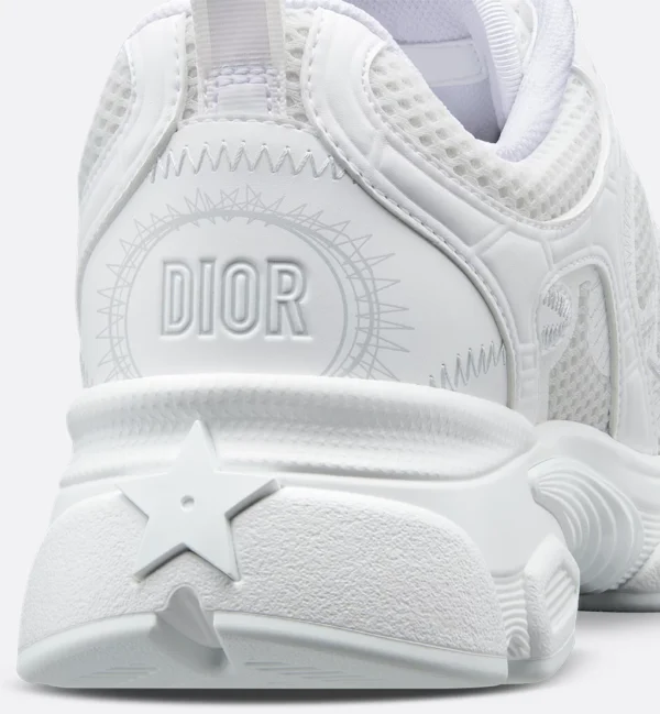 Dior Chrono – Mesh and White Leather-Effect Panels