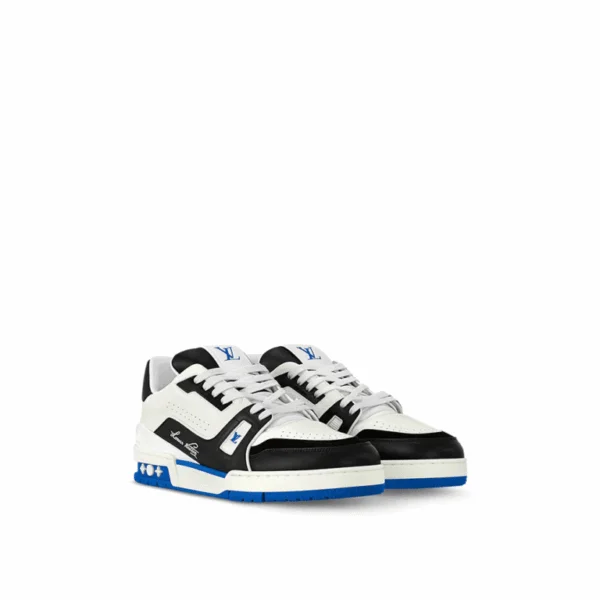 Louis Vuitton LV Trainer Sneaker ‘White Black Blue’