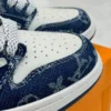 Louis Vuitton x Nike Air Jordan 1 Low “Monogram Denim” (Custom)