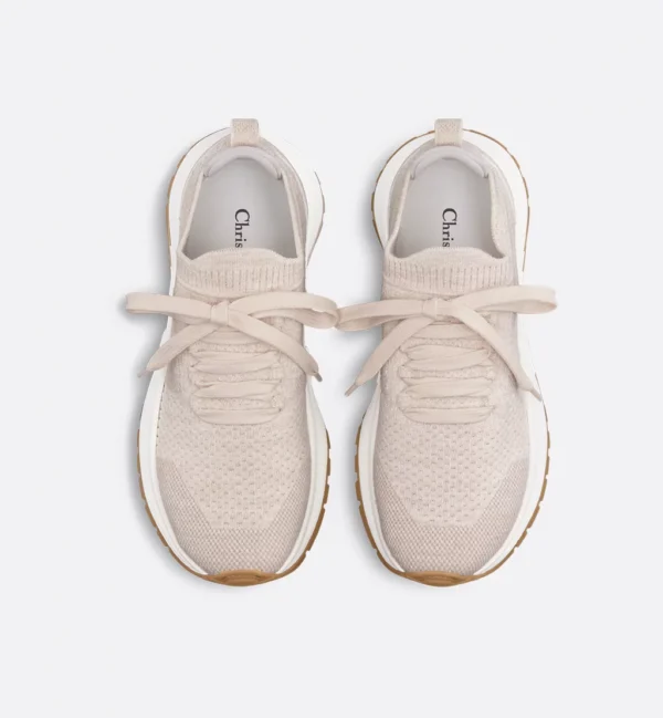 Run’n’Dior – Ecru Technical Mesh with Wool