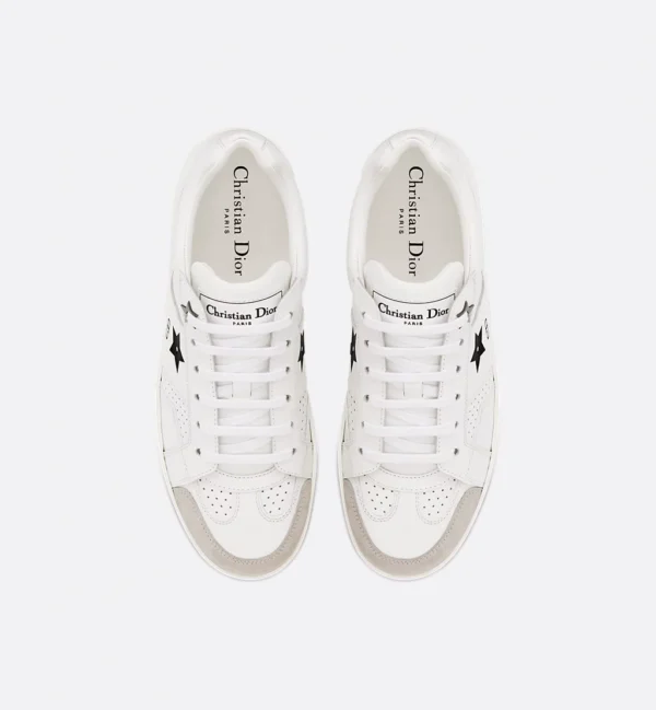 Dior Star – White Calfskin and Suede Calfskin