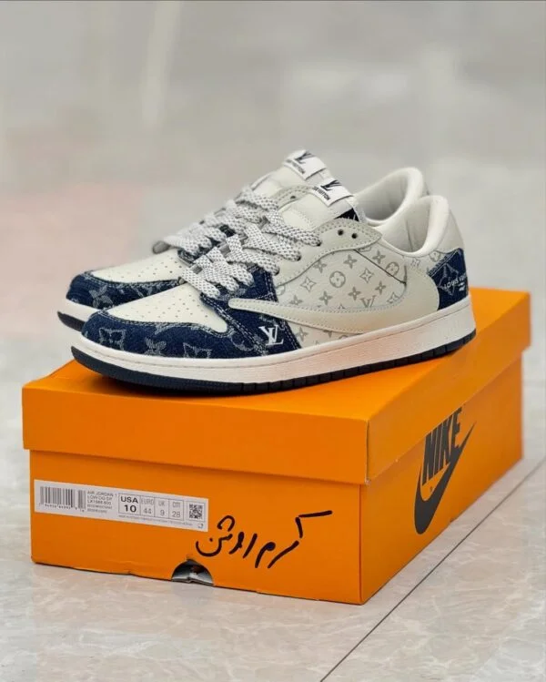 Louis Vuitton x Nike Air Jordan 1 Low “Monogram Denim” (Custom)