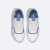 DIOR AND HYLTON NEL B27 Uptown Low – White and Blue Smooth Calfskin with White Dior Oblique Galaxy Leather