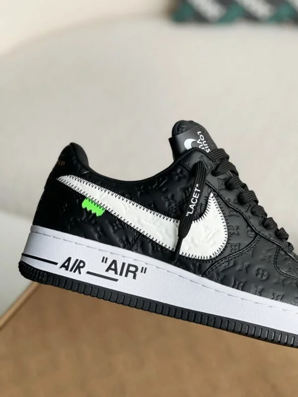 Louis Vuitton x Nike Air Force 1 Friends and Family Black
