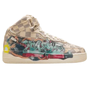 Louis Vuitton x Nike Air Force 1 Mid ‘By Virgil Abloh Graffiti’