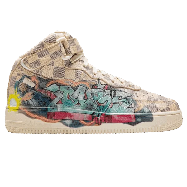 Louis Vuitton x Nike Air Force 1 Mid ‘By Virgil Abloh Graffiti’