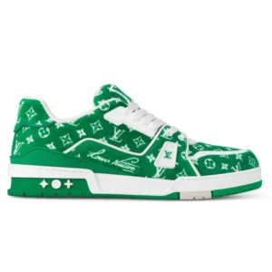 Louis Vuitton LV Trainer Sneaker ‘Green Monogram’