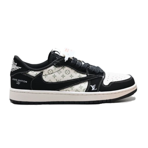 Louis Vuitton x Nike Air Jordan 1 Low “Panda Monogram” (Custom)