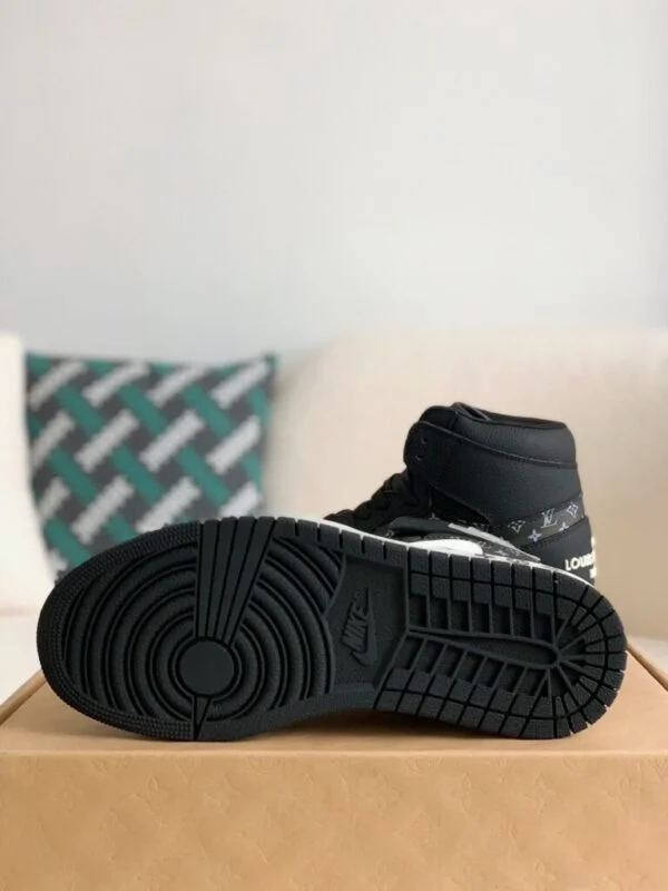 Nike Air Jordan 1 x LV – Triple Black Monogram Edition