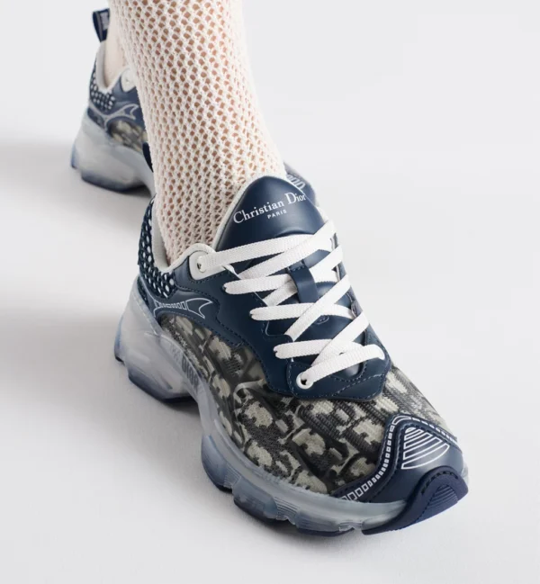 Dior Vibe – Deep Blue Dior Oblique Technical Fabric and Transparent Rubber