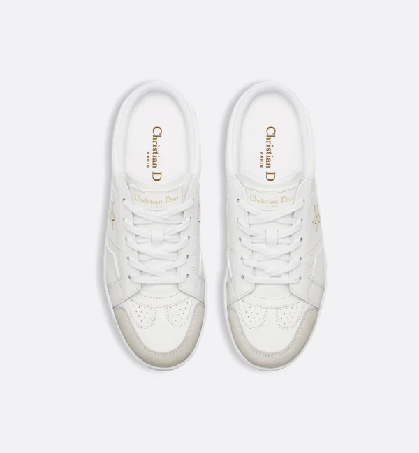 Dior Star – White Calfskin and Suede Calfskin
